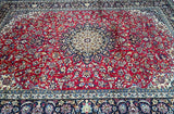 4x2.9m Vintage Persian Isfahan Rug