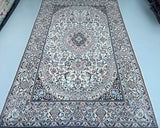 2.9x2m Silkinlaid Persian Nain Rug