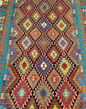 Full Room Size Handmade Afghan Waziri Kilim Rug 3x2m