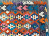 Tribal Afghan Waziri Kilim Rug 2.8x1.9m