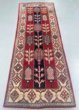 1.7x0.6m Tribal Afghan Kazak Runner