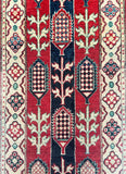 1.7x0.6m Tribal Afghan Kazak Runner