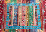 Gabbeh Afghan Super Kazak Rug 1.9x1.2m For Perth Homes.