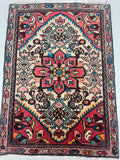 85x60cm Vintage Persian Hamedan Rug