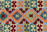 2.8m Boho Afghan Kyber Kilim Hall Runner