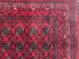 Tribal Afghan Roshnai Rug 1.8x1m