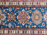 Oversize 6m Long Genuine Handmade Afghan Super Kazak Hall Runner Rug