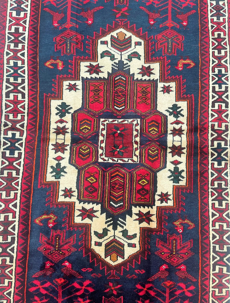 Luri Rugs 1.9x1.2m Tribal Persian Luri Rug | Wool Nomadic Handmade Oriental Rug ...