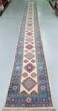 7.2m Afghan Kazak Hall Runner For Perth Homes.