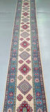 7.2m Oversize Authentic Handmade Afghan Kazak Hall Runner Rug