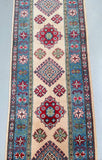 Certified Hand Knotted Afghan Hall Runner 724x78cm For Sydney Homes.