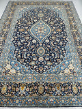 3.4x2.4m Vintage Persian Kashan Rug