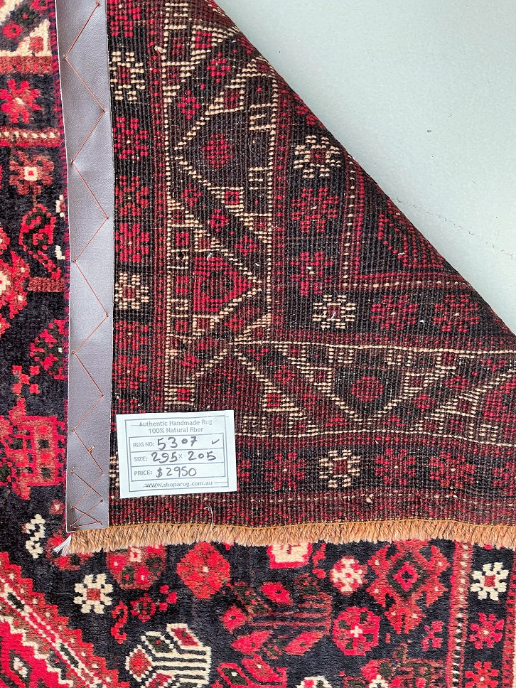 3x2m Persian Qashghai Shiraz Rug