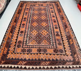 Vintage Afghan Meymaneh Kilim Rug 3.1x2.1m