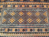 Vintage Afghan Meymaneh Kilim Rug 3.1x2.1m