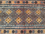 Vintage Afghan Meymaneh Kilim Rug 3.1x2.1m