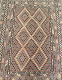 Vintage Afghan Meymaneh Kilim Rug 2.8x1.9m