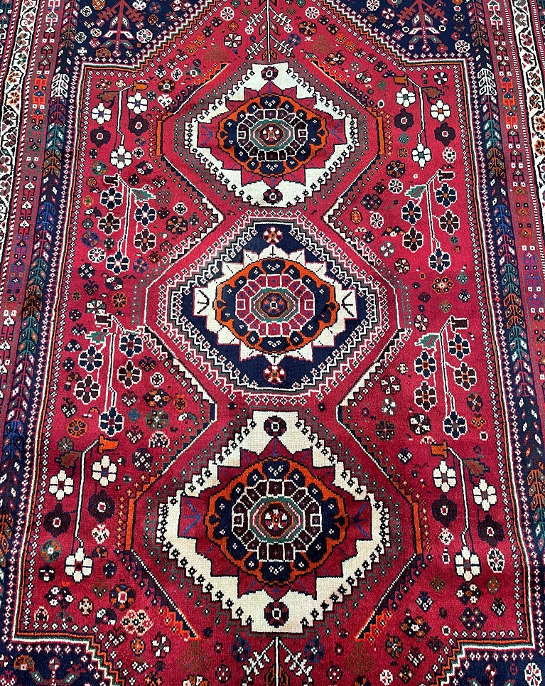3x1.8m Persian Qashqai Shiraz Rug