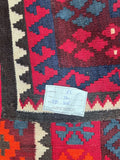 Vintage Afghan Meymaneh Kilim Rug 2.8x2.1m