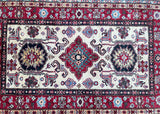 Afghan Super Kazak Rug 1.7x1.1m