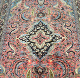 Full room size pure wool traditional handmade Persian Mehraban rug 295x200cm