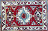 Afghan Kazak Rug 1.5x1m