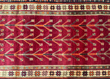 Tribal Persian Shiraz Rug 2.1x1.1m