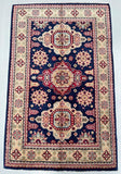 Tribal Afghan Kazak Rug 1.5x1m