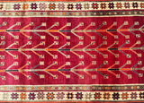Tribal Persian Shiraz Rug 2.1x1.1m