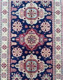 Tribal Afghan Kazak Rug 1.5x1m