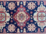 Tribal Afghan Kazak Rug 1.5x1m