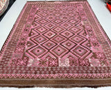 Vintage Afghan Meymaneh Kilim Rug 2.8x2.3m