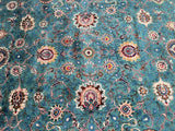 3.6x2.7m Antique Persian Kashan Rug Signed