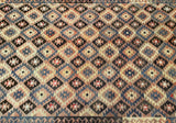 Vintage Afghan Meymaneh Kilim Rug 3.6x2.6m