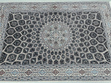 Masterpiece dome design silk-inlaid handmade Persian Nain rug 2.5x1.6m
