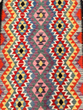 Afghan Waziri Kilim Rug 2x1.3m