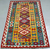 Afghan Aryana Kilim Rug 1.85x1.25m