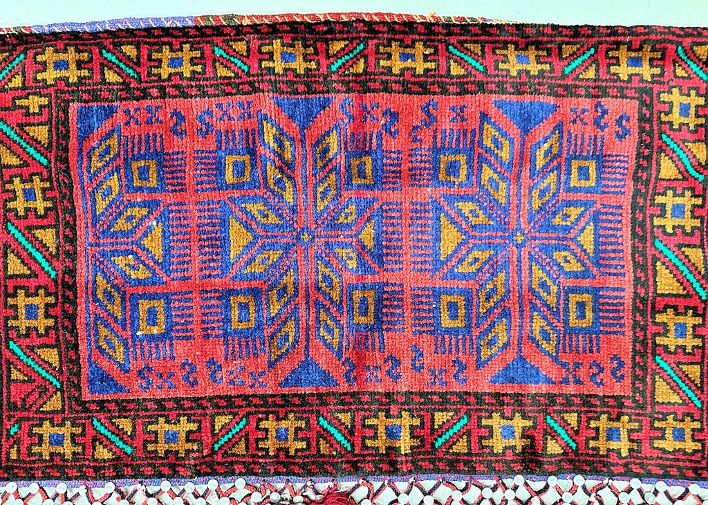 Afghan Baluchi Saddle Bag Rug