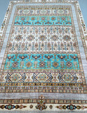 2.4x1.7m Shawl Afghan Super Kazak Rug