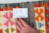 1.2x0.8m Tribal Afghan Waziri Kilim Rug