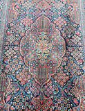 Antique Persian Mohtasham Kashan Rug 2x1.3m