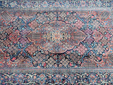 Antique Persian Mohtasham Kashan Rug 2x1.3m