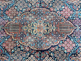 Antique Persian Mohtasham Kashan Rug 2x1.3m