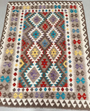 Afghan Waziri Kilim Rug 2x1.5m