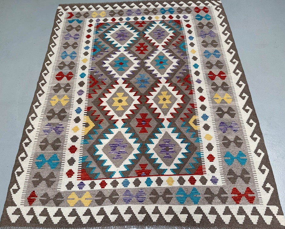 Waziri Rug Afghan Waziri Kilim Rug 2x1.5m