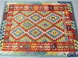 Boho Afghan Aryana Kilim Rug 2x1.5m