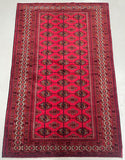 Authentic Handmade Tribal Persian Turkoman Rug