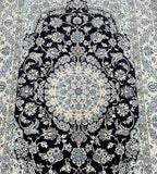 Room Size Authentic Handmade Persian Nain Carpet