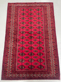 Tribal Persian Turkoman Rug 1.9x1.25m