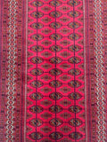 Pure wool Bokhara design hanmade Persian Turkoman rug 190x126cm